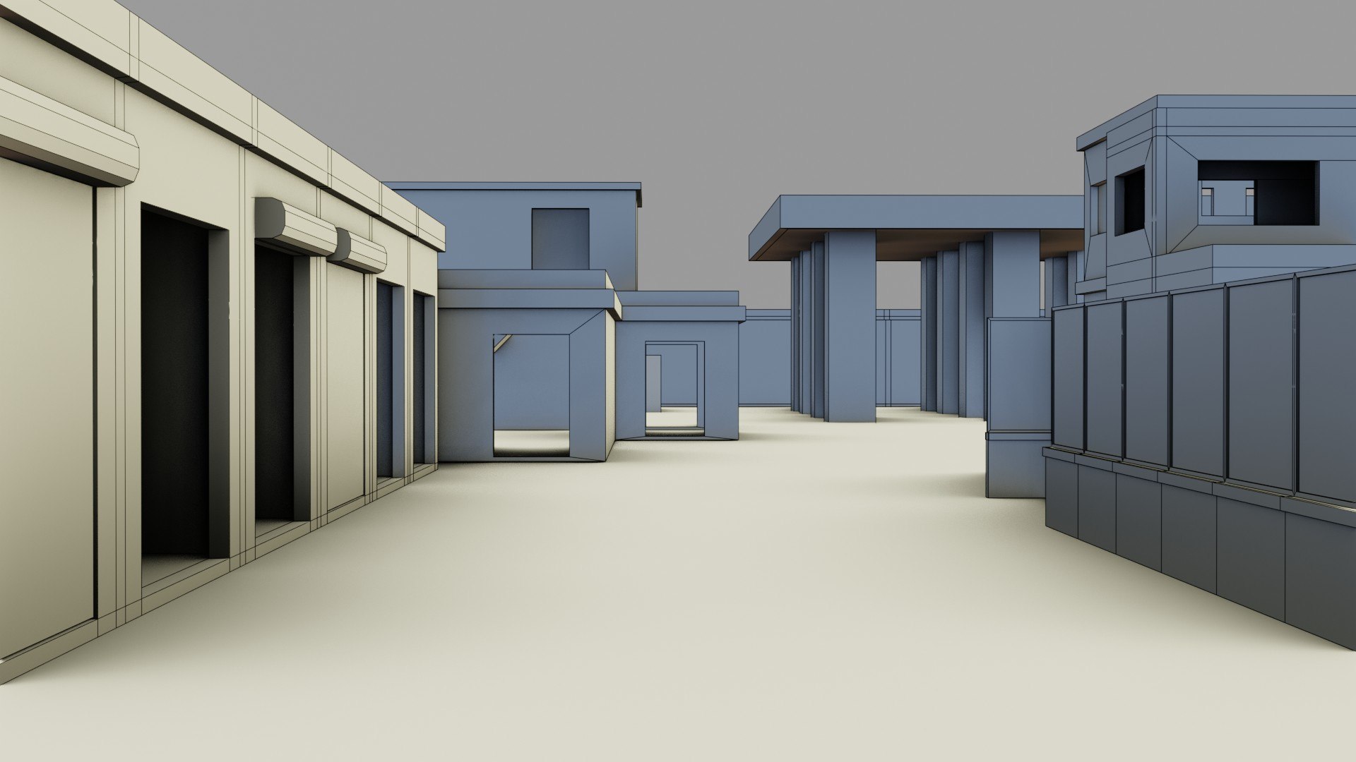 Modular FPS Game Environment and Assets model - TurboSquid 1978058