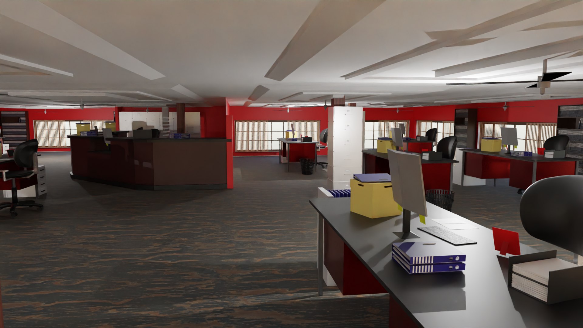 3D Police Station Interior Model - TurboSquid 2158062