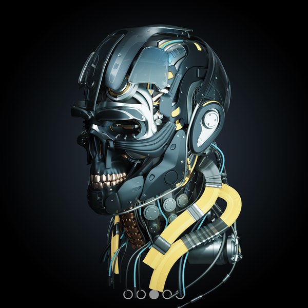 Sci Fi - Character Robot- Head 3D - TurboSquid 1740365