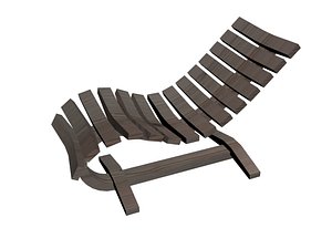 beach chair 3D model