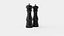 Set molinillo de sal y pimienta negro brillante 21cm