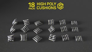 High Poly Cushions [18 PACK]