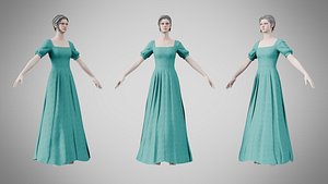 Dress 27 Dark Cyan