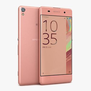 3d model sony xperia xa rose