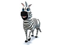 cartoon zebra