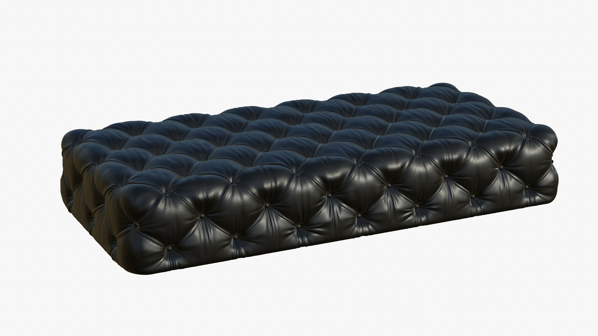 3D Chesterfield Sofa Realistic Leather - TurboSquid 1927622