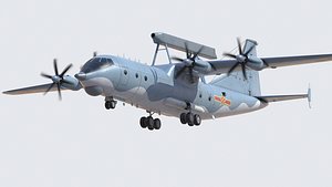 3D model KJ-200 AWACS