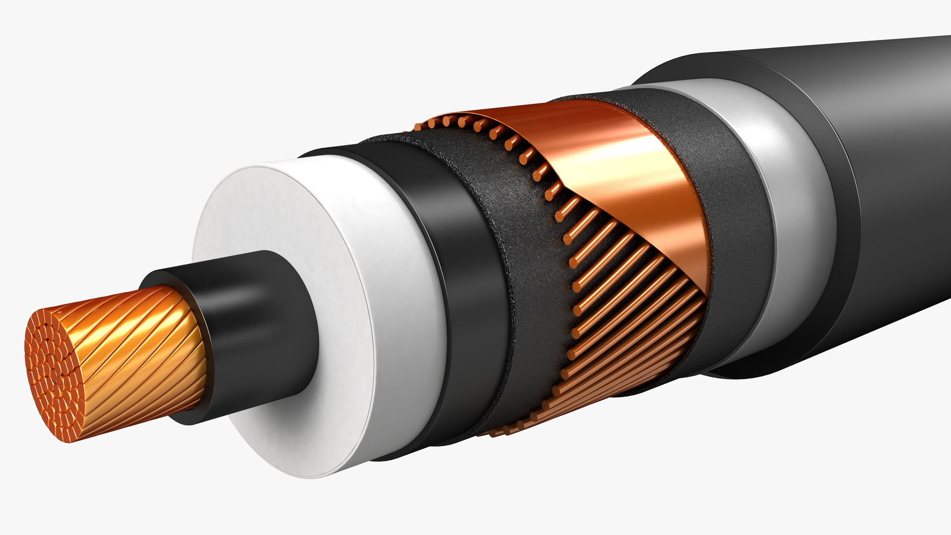 3d Electrical Cables Complete 36 Model