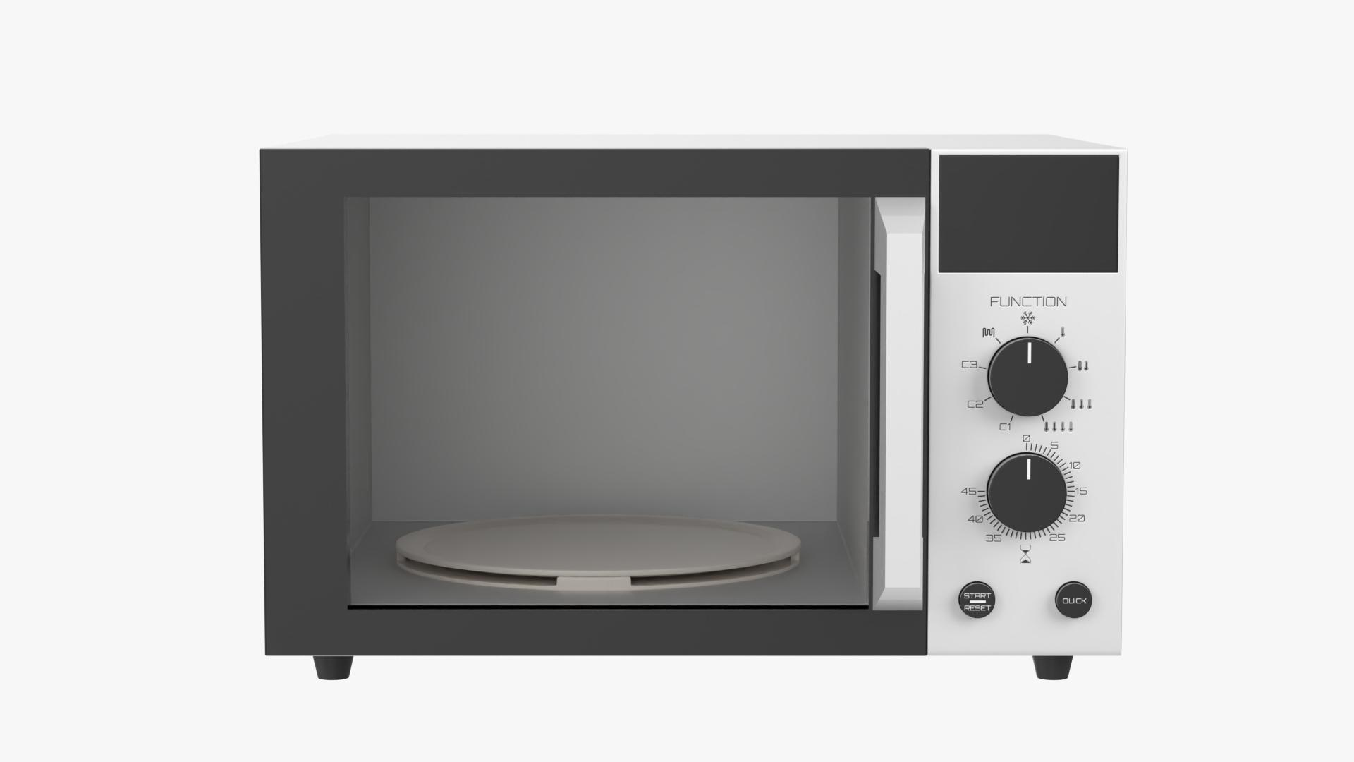 3D Microwave Oven TurboSquid 1985337