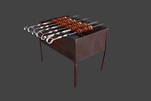 grill 3D model