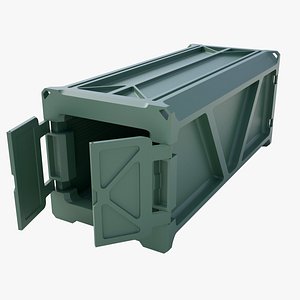 sci fi container 3d model