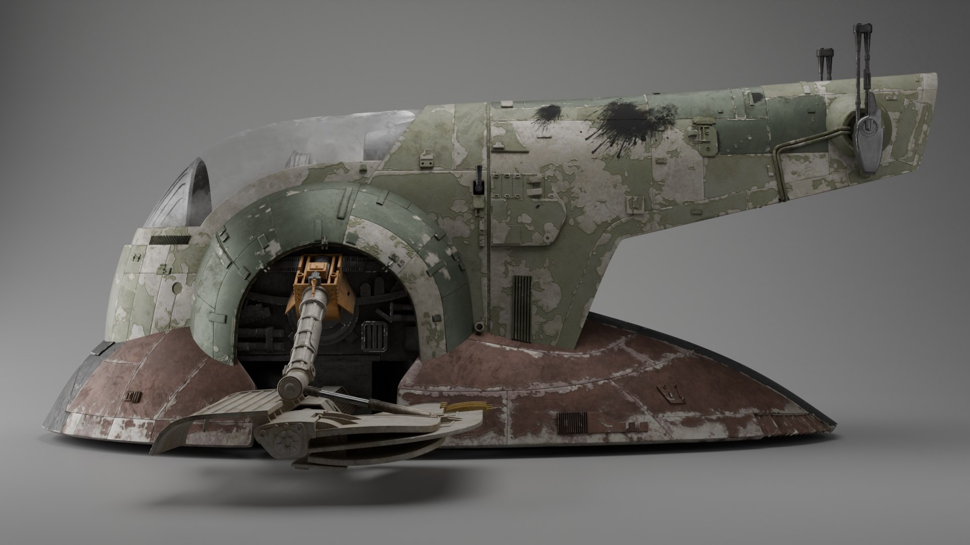 3D Model Slave One - TurboSquid 2422113