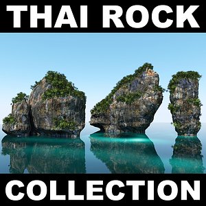 3d thailand rocks