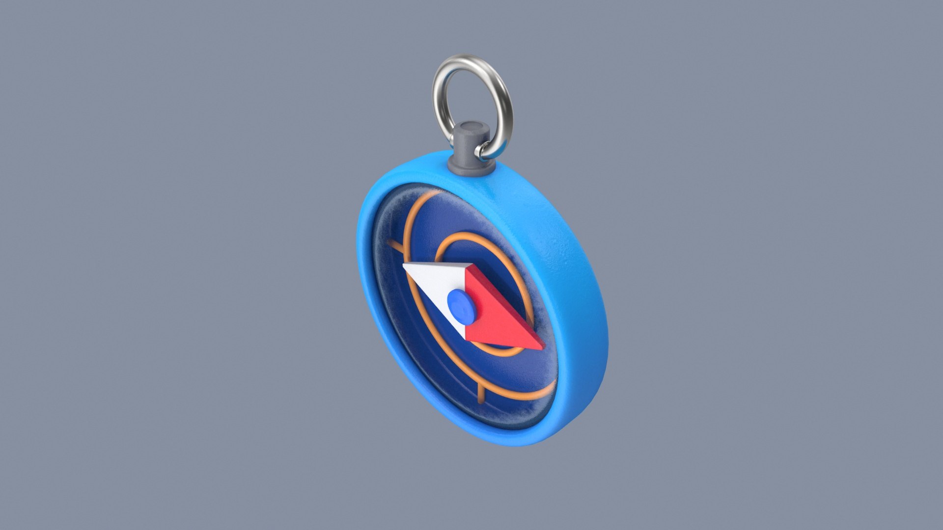Blue Compass 3D Model - TurboSquid 2421787