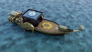 Steampunk Ottoman Boat