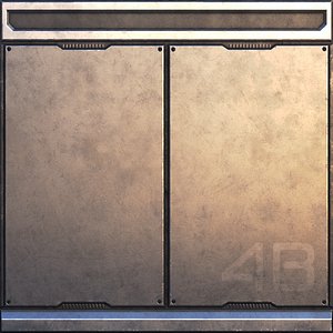 Sci-Fi Wall Panel - PBR