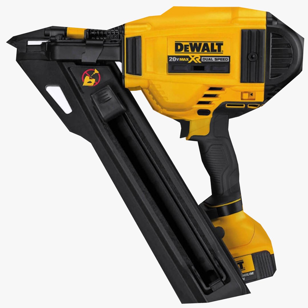 Cordless metal connecting nailer model - TurboSquid 1338009