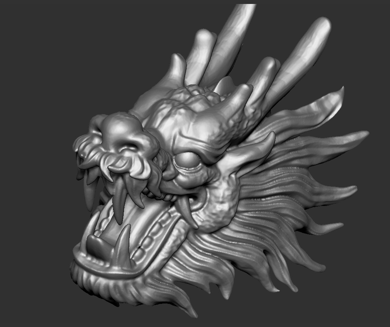 Dragon Head 3D Model - TurboSquid 1610634