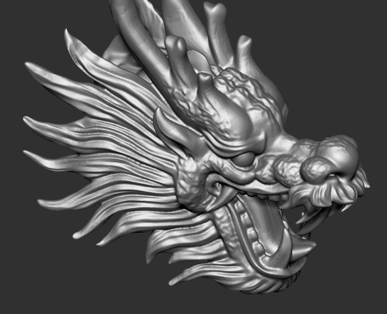 Dragon head 3D model - TurboSquid 1610634