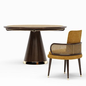 3D Mezzo Collection Blakey Table and Chair