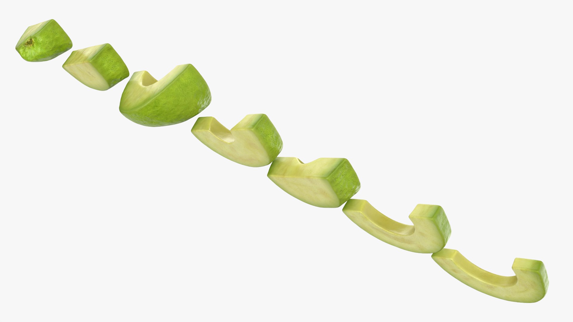Segmented Avocado 3D model https://p.turbosquid.com/ts-thumb/yf/2eMuUD/LJ/avocadopeeledsliced_0006/png/1785342742/1920x1080/fit_q87/77fd7635171930ff3793c91d4077fc06a09a74ae/avocadopeeledsliced_0006.jpg