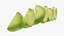 Segmentierte Avocado