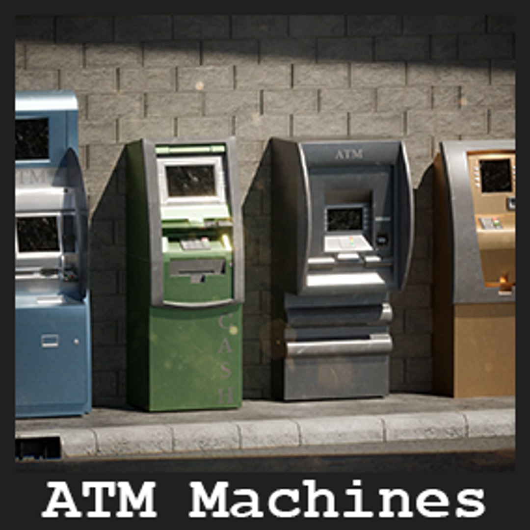 ATMMachines Model - TurboSquid 2194017