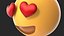 Ojos de corazón emoji