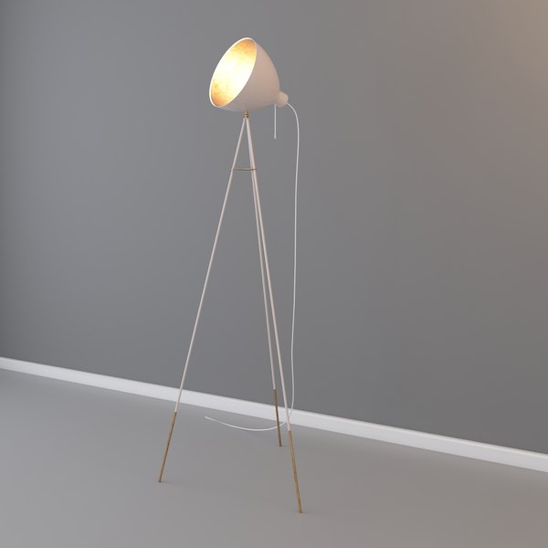 Eglo Chester Vintage Stehlampe und Glühbirne 3D-Modell - TurboSquid 1646342