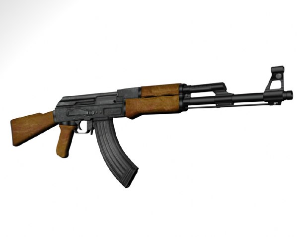 ak47 art 3d model