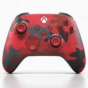 Xbox Series X S Daystrike Camo Special Edition 3D model
