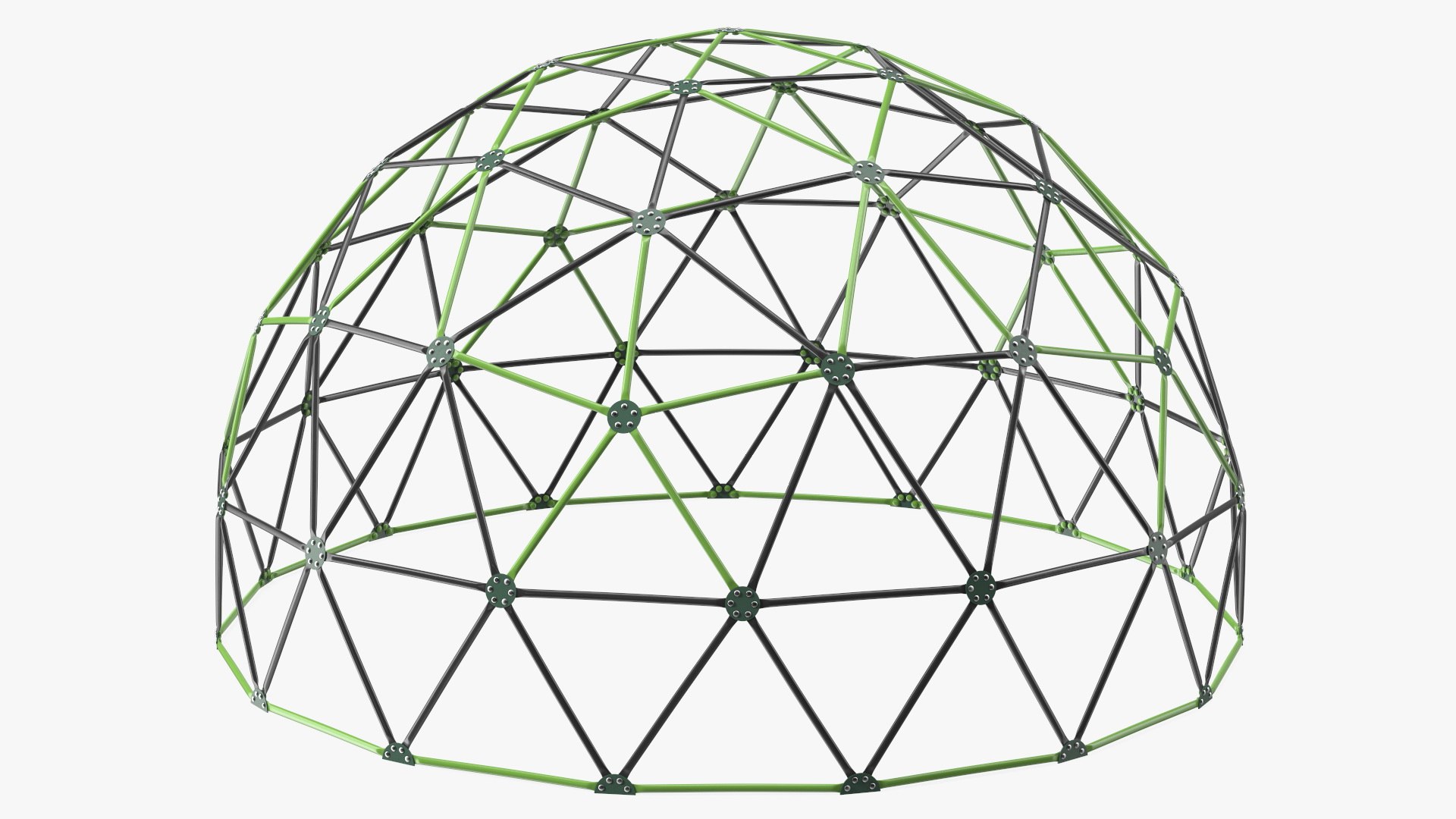 Playground Kids Climbing-Dome Green 3D model preview