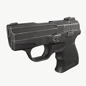 Compact Tactical Pistol Game-Ready model