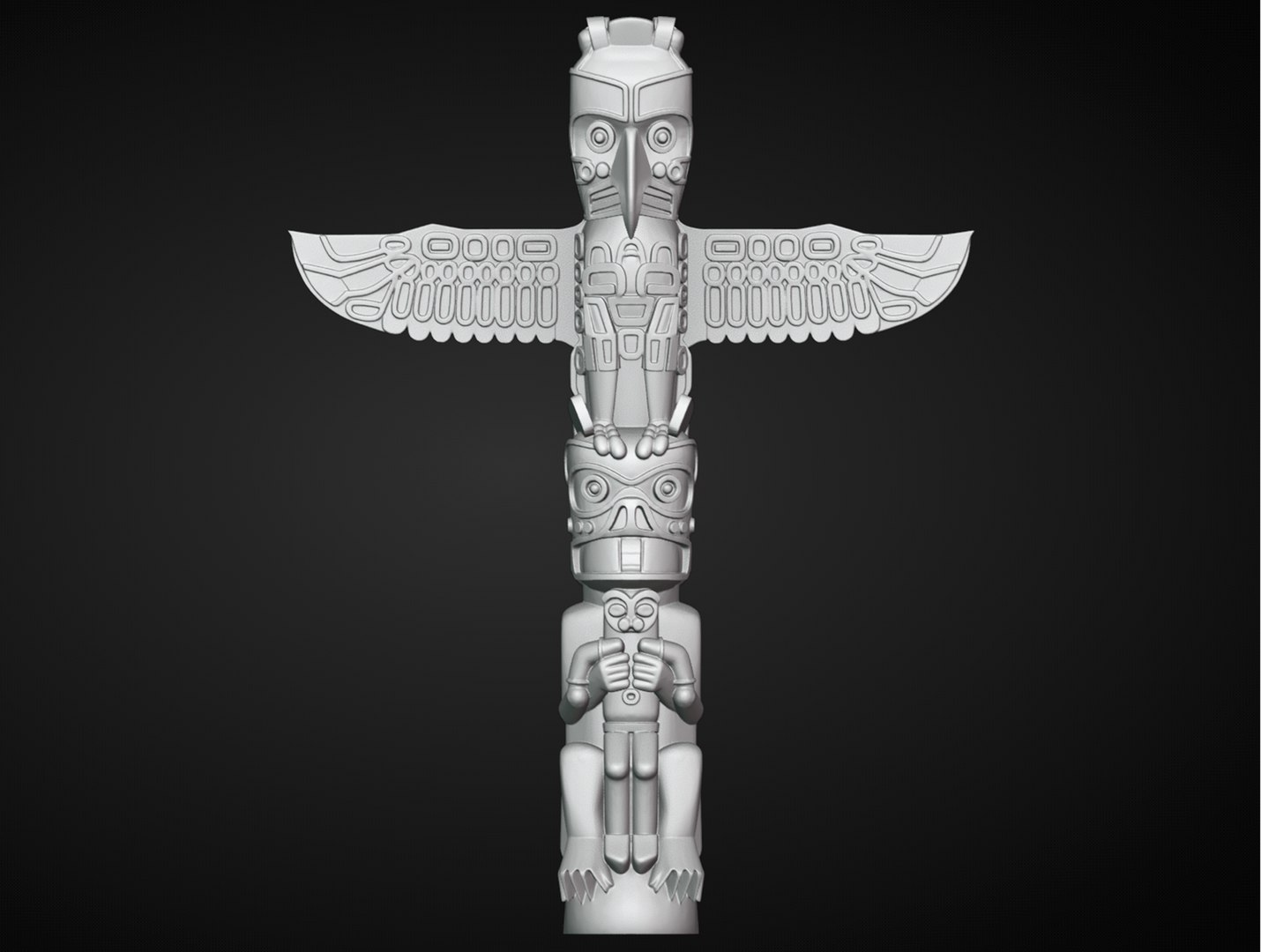 Indigenous Totem Pole Sculpture 3D model https://p.turbosquid.com/ts-thumb/yf/EJ0gQ7/1Q/2nativeamericantotem/png/1779718786/1920x1080/fit_q87/3d172a01a50eb08ce98a4959baa89968a20f4c8b/2nativeamericantotem.jpg