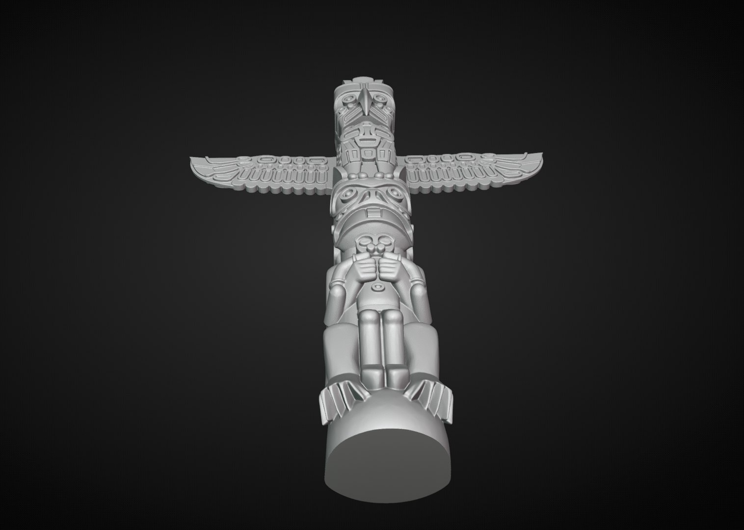 Indigenous Totem Pole Sculpture 3D model https://p.turbosquid.com/ts-thumb/yf/EJ0gQ7/Al/7nativeamericantotem/png/1779718788/1920x1080/fit_q87/7818f2741de79ebd500d56aa9df80547d63ef1f5/7nativeamericantotem.jpg