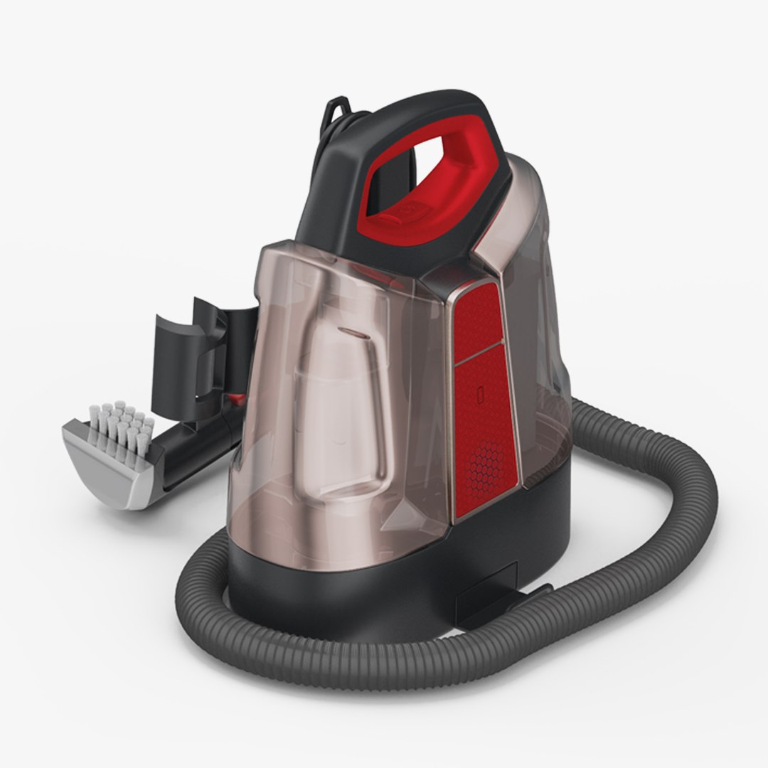 Stain Carpet Cleaner Rigged 3D model preview