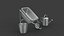Garden tools 3D model