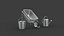 Garden tools 3D model