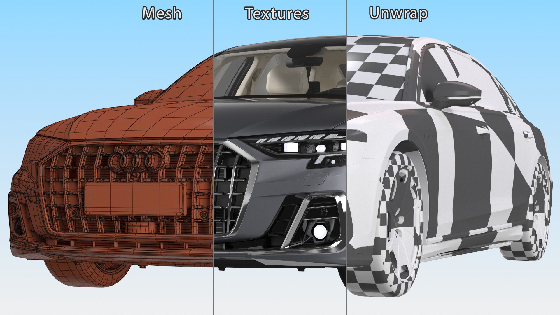 3D Audi A8L Horch Ultra Luxury Sedan Grey https://p.turbosquid.com/ts-thumb/yf/IY3KT5/0e/audia8lhorchultraluxurysedangreymb3dmodel020/jpg/1668288360/1920x1080/fit_q87/7236cf65fb63d1a96818e0fa7a4c188460945870/audia8lhorchultraluxurysedangreymb3dmodel020.jpg