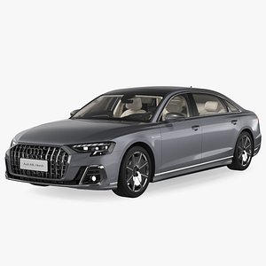 3D Audi A8L Horch Ultra Luxury Sedan Grey