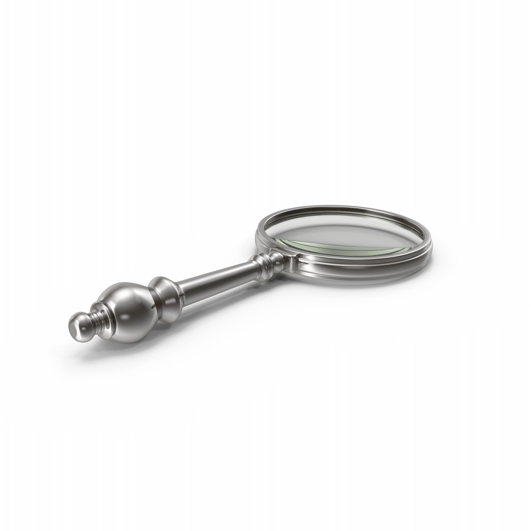 3D Magnifying Glass model https://p.turbosquid.com/ts-thumb/yf/Ih8qDH/gk/magnifyingglasssilver.g11.2k/png/1732205490/1920x1080/fit_q87/769d44cb029fcbf86274d7b0efd8ccd3fac0dc3c/magnifyingglasssilver.g11.2k.jpg