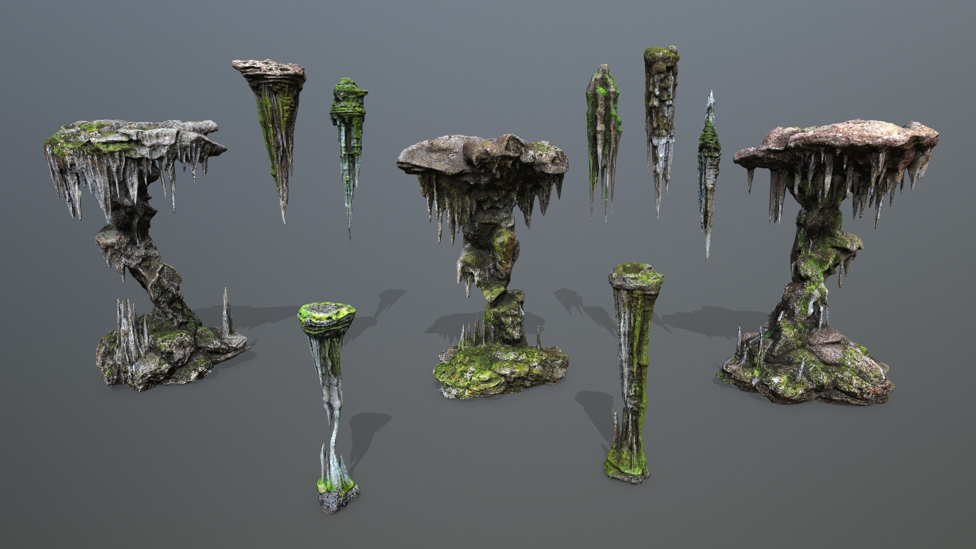 Cave Rocks 3D - TurboSquid 2392164