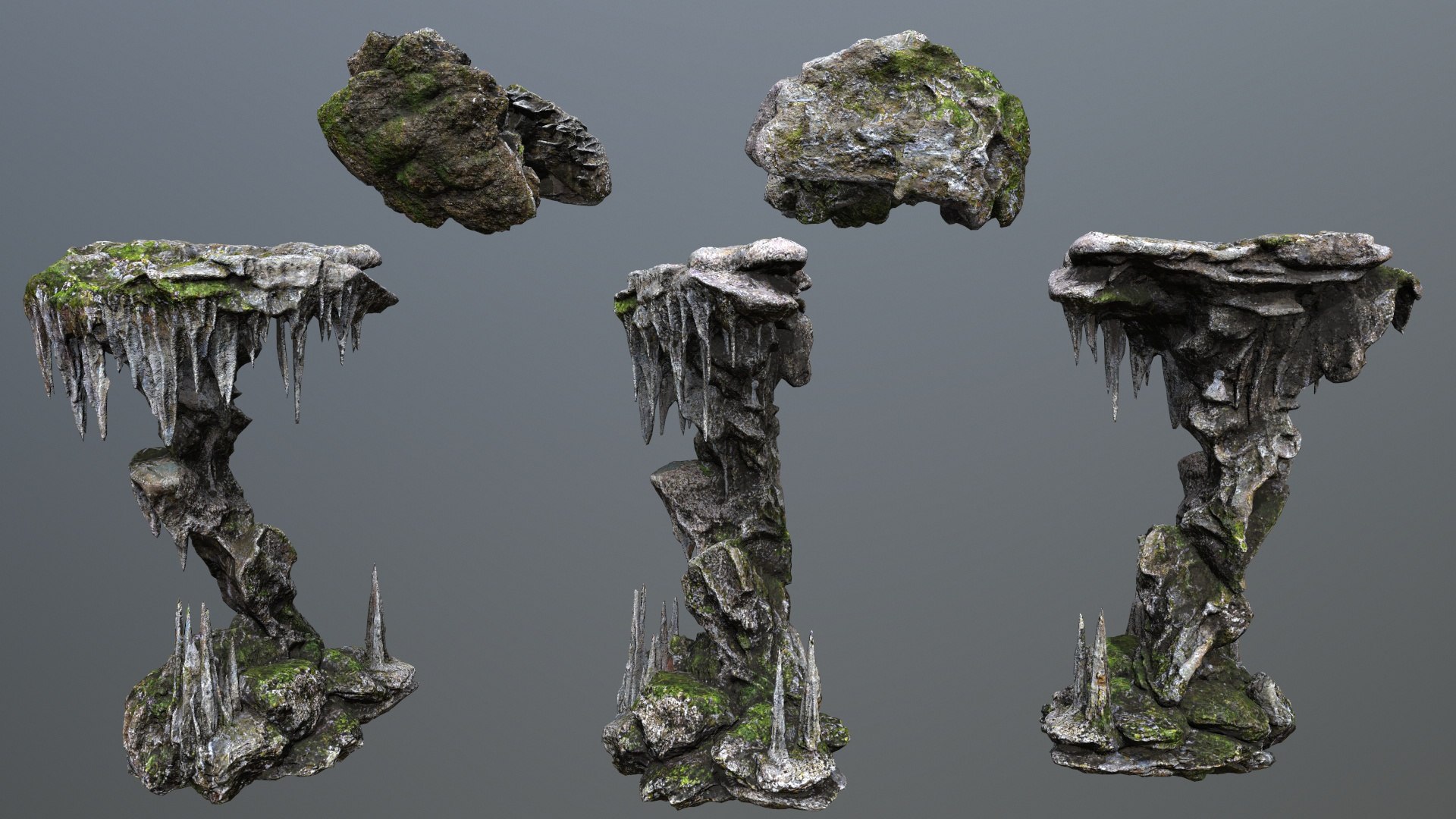 Cave Rocks 3D - TurboSquid 2392164