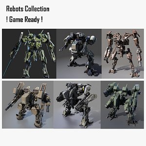 Robots Collection 3D model