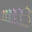 6 Low Poly Round-Top-Spielautomaten