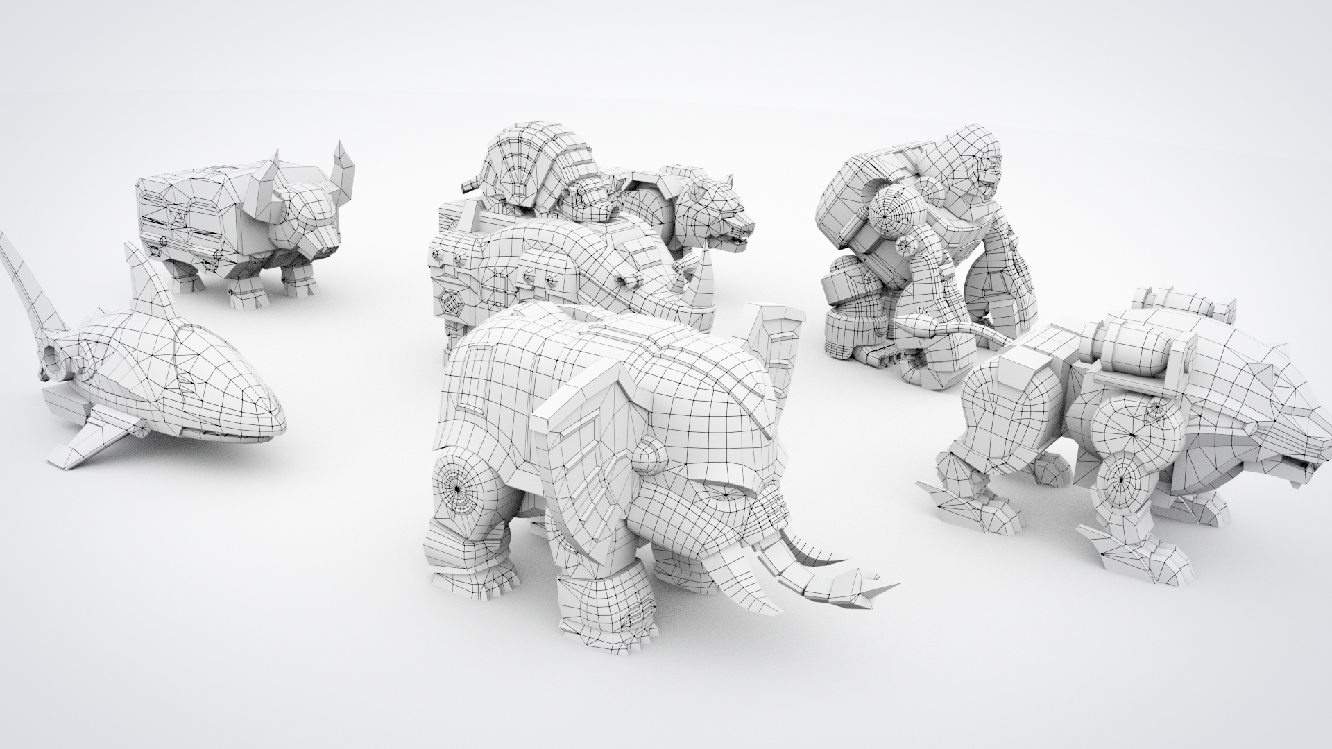 3D Wild Knight Mecha With Sword - TurboSquid 2515006