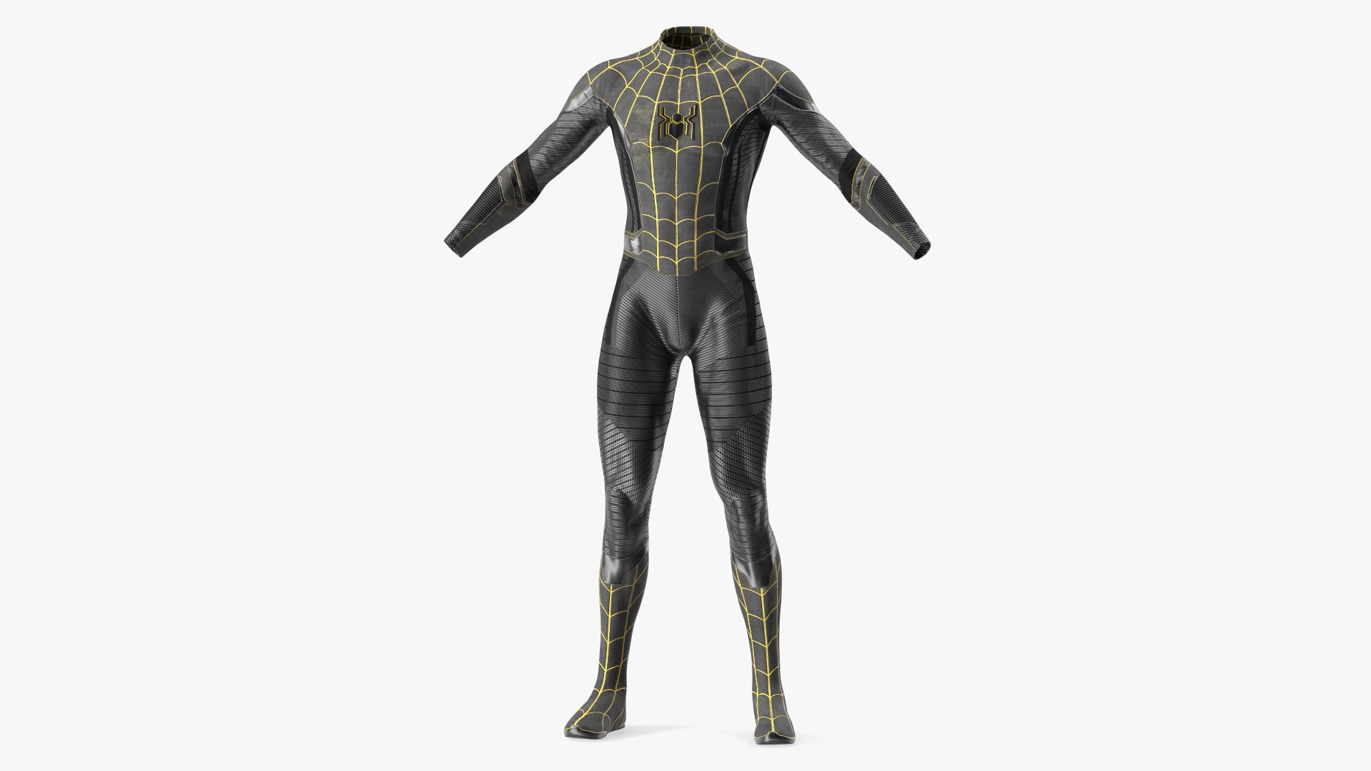 Spiderman Black Suit 3D model preview