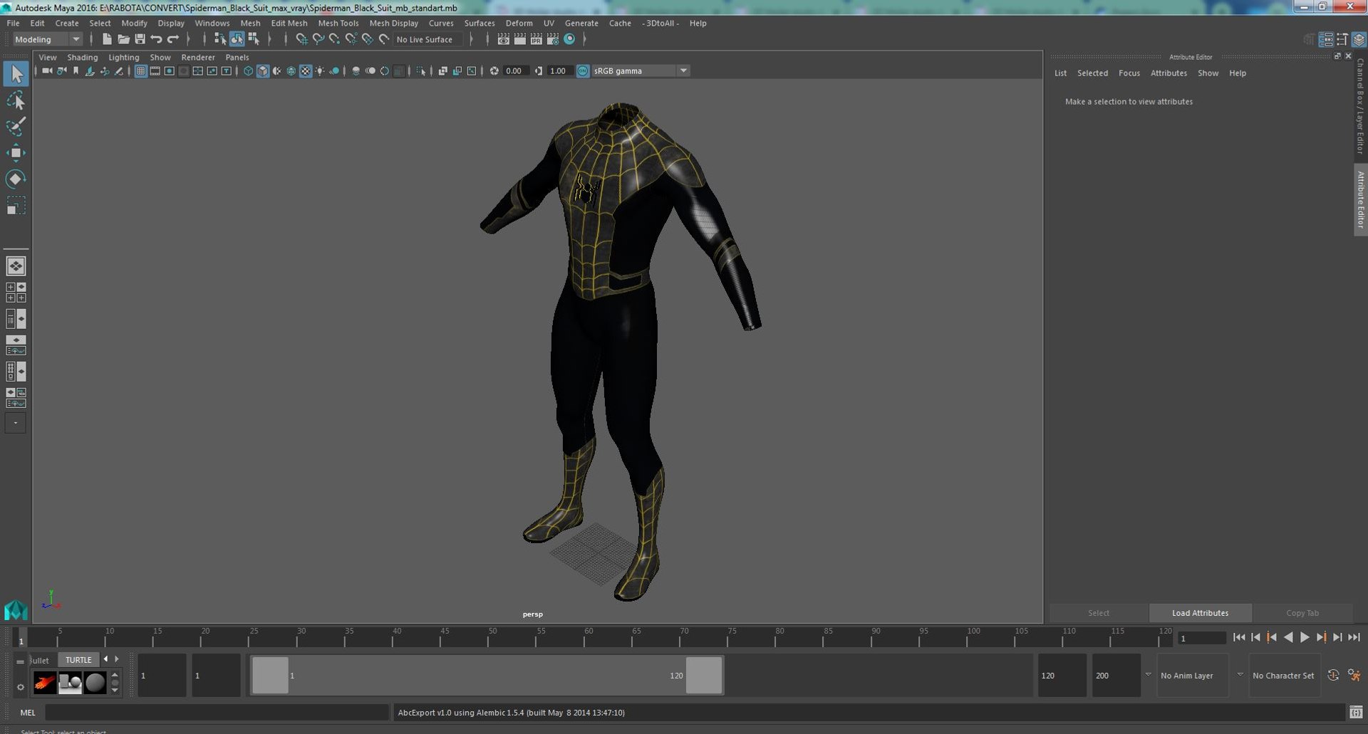 Spiderman Black Suit 3D model https://p.turbosquid.com/ts-thumb/yf/No1PTu/HP/spidermanblacksuitc4dmodel023/jpg/1689681379/1920x1080/fit_q87/93e92d72439391f95814a751c56667f0390d9515/spidermanblacksuitc4dmodel023.jpg