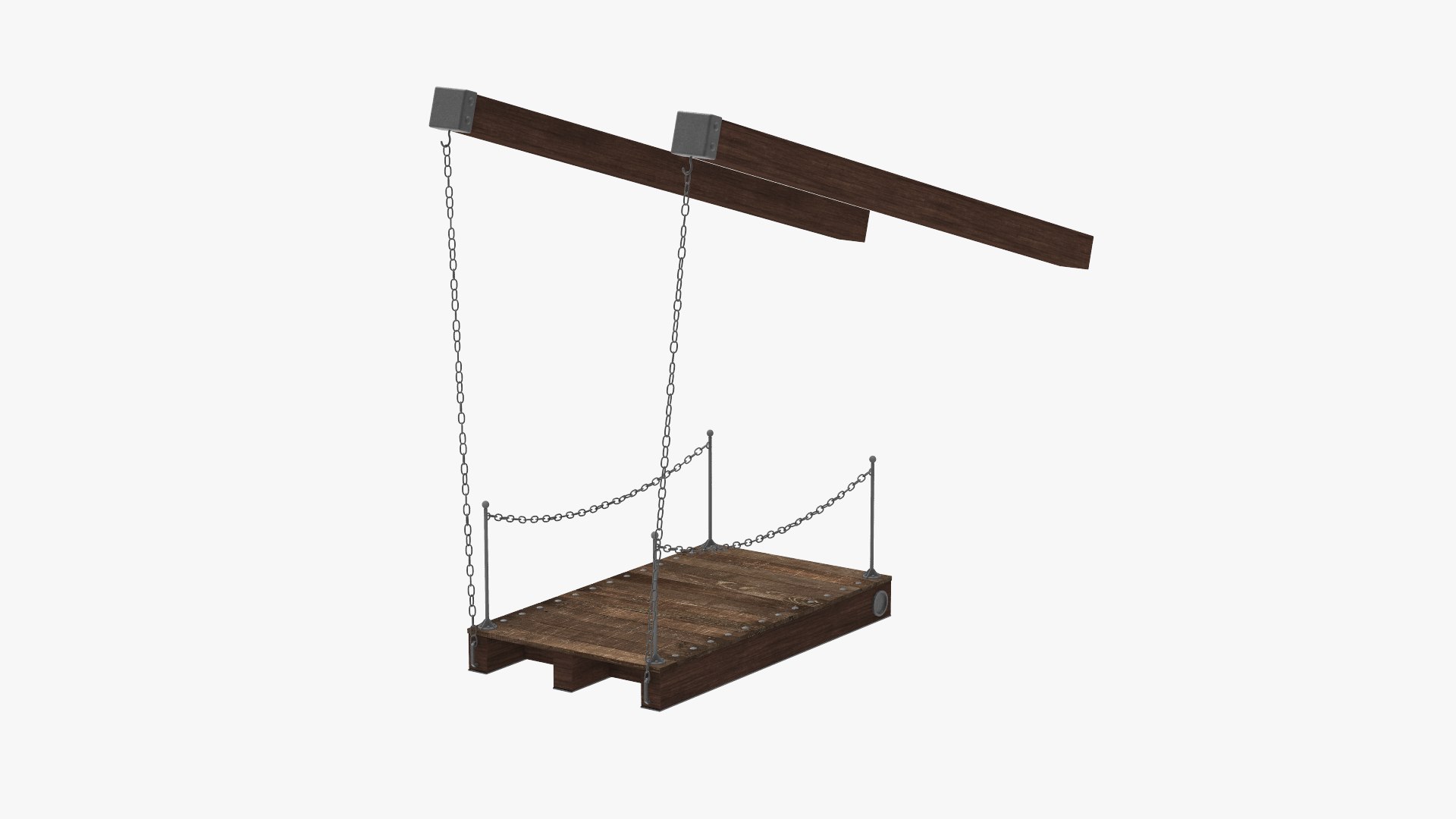 Drawbridge 3D Model - TurboSquid 2110035