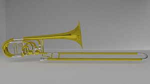 bass trombone 3d model